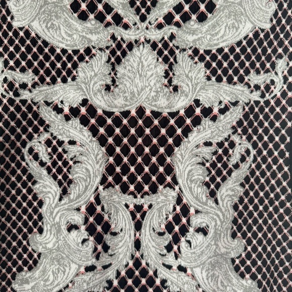 Hervé Léger Emely Jacquard Print Bodycon Dress Medium - Picture 5 of 15